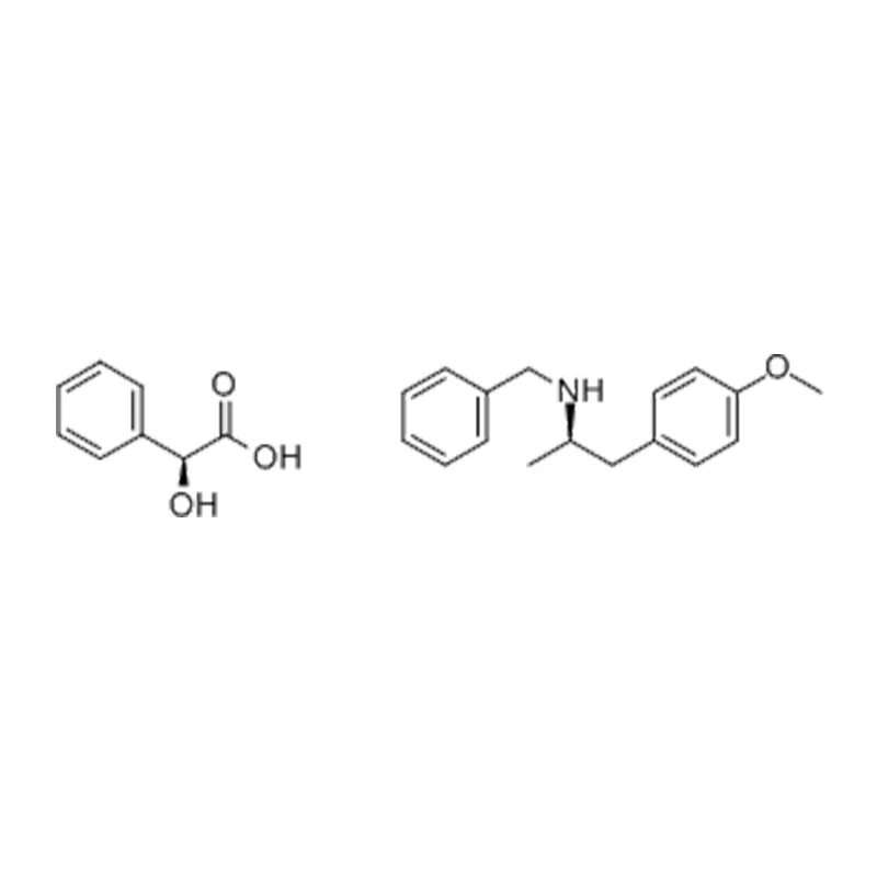 ÁCIDO (2S)-HIDROXI(FENIL)ACÉTICO (2R)-N-BENCIL-1-(4-METOXIFENIL)PROPAN-2-AMINA (1:1) (SAL)