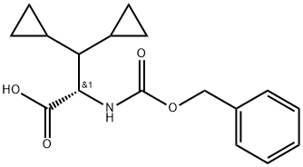 Ácido (S)-2-(((benciloxi)carbonil)amino)-3,3-diciclopropilpropanoico
