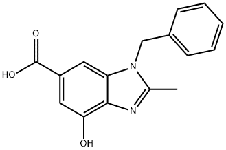 Ácido 1-bencil-4-hidroxi-2-metil-1H-benzo[d]imidazol-6-carboxílico