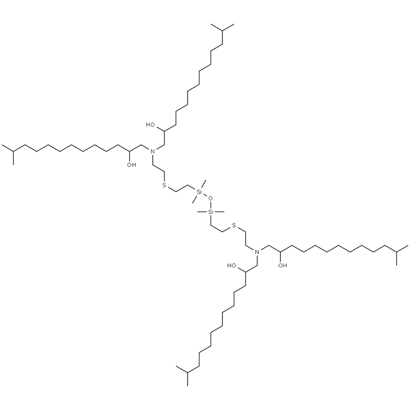 14,28-bis(2-hidroxi-12-metiltridecil)-2,20,20,22,22,40-hexametil-21-oxa-17,25-ditia-14,28-diaza-20,22-disilahentetracontano-12,30-diol
