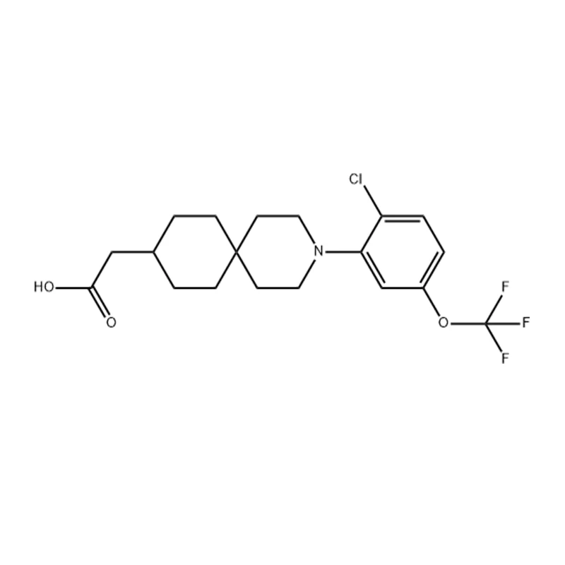 Ácido 3-[2-cloro-5-(trifluorometoxi)fenil]-3-azaespiro[5.5]undecano-9-acético