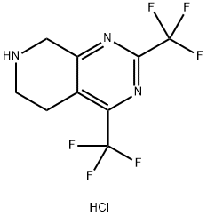 Clorhidrato de 5,6,7,8-tetrahidro-2,4-bis(trifluorometil)-pirido[3,4-d]pirimidina