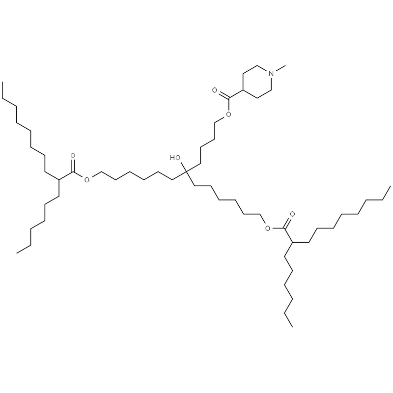 Bis(2-hexildecanoato) de 7-hidroxi-7-(4-((1-metilpiperidina-4-carbonil)oxi)butil)tridecano-1,11-diilo