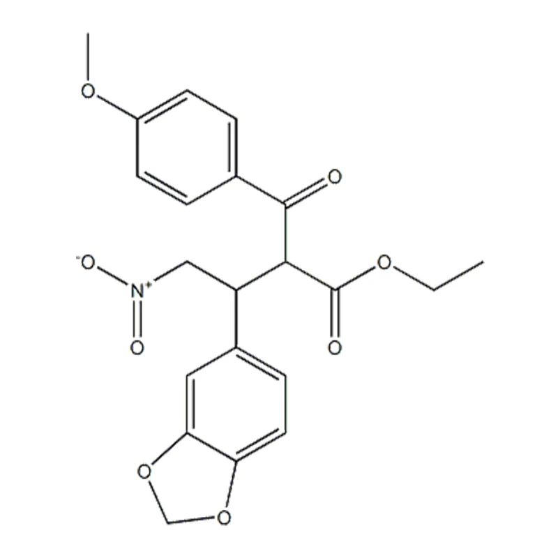 2-(4-metoxibenzoil)-3-(3,4-metilendioxi-fenil)-4-nitro-butanoato de etilo