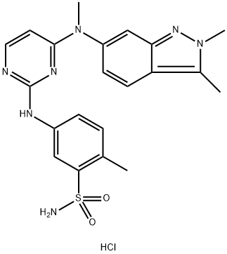 Clorhidrato de pazopanib