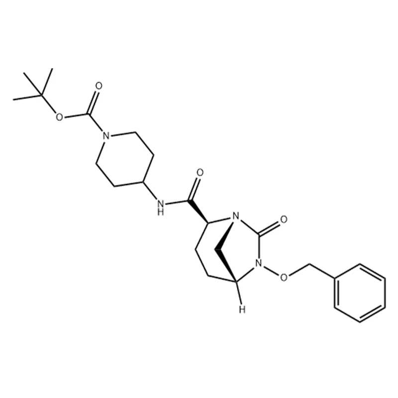 4-((2S,5R)-6-(benciloxi)-7-oxo-1,6-diazabiciclo[3.2.1]octano-2-carboxamido)piperidin-1-carboxilato de terc-butilo